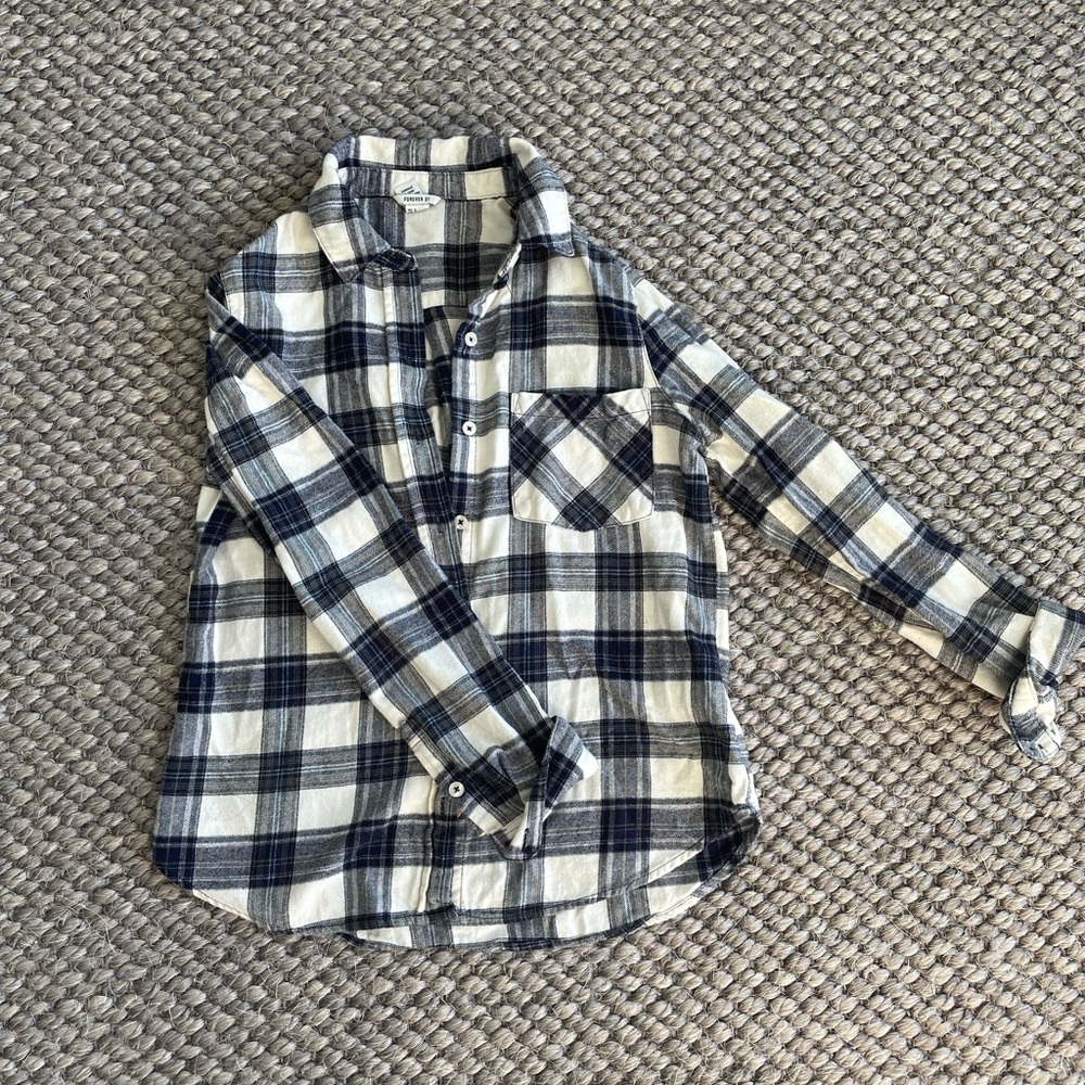 Blue/gray Plaid shirt